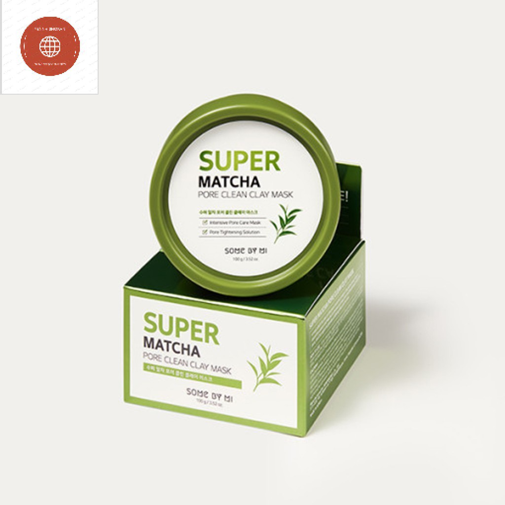 Mặt nạ dưỡng da giảm mụn Some By Mi Super Matcha Pore Clean Clay Mask 100g