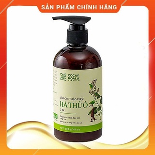 Dầu gội hà thủ ô gội xả 2 trong 1 cỏ cây hoa lá