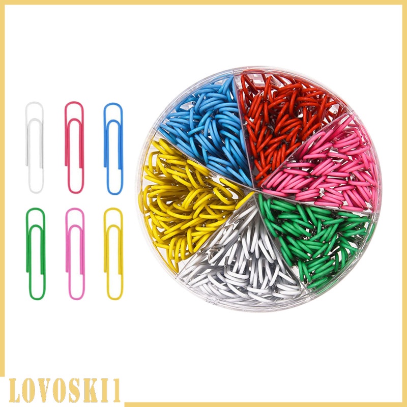 [LOVOSKI1]600pcs Large Paper Clips Marking Clips Office Supplies Studen Stationery