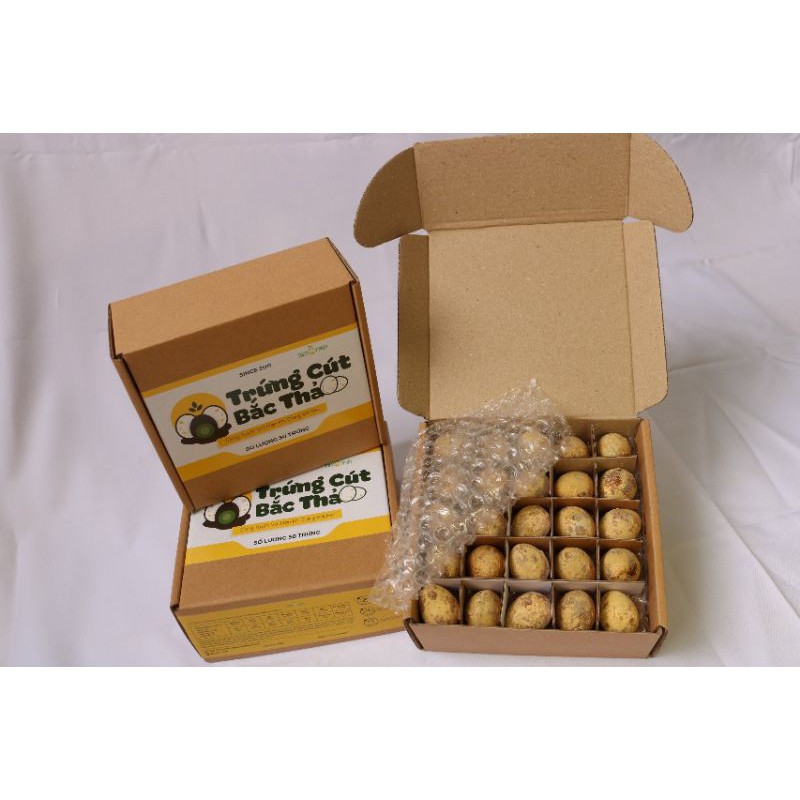 Trứng cút bắc thảo sạch vỏ trấu TonyFarm hộp 50 trứng hộp vuông độc quyền | BigBuy360 - bigbuy360.vn