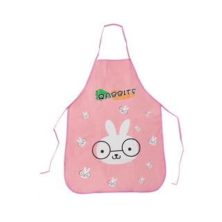 Tạp Dề PVC In Hình Hoạt Hình Dễ Thương Dễ Lau Chùi Gửi Màu Ngẫu Nhiên