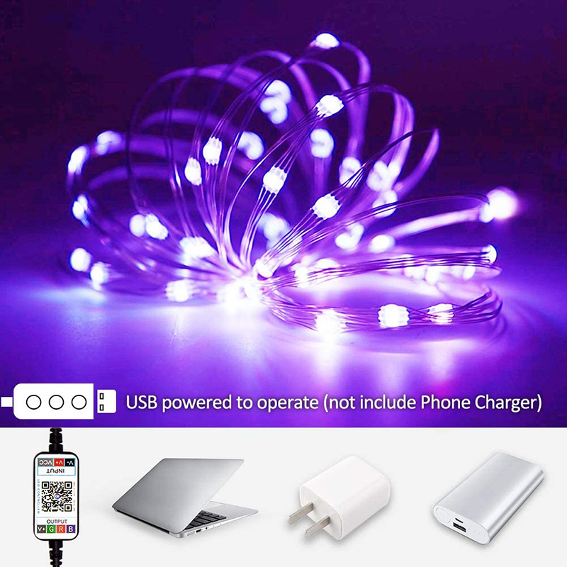 Dây Đèn Led Nhiều Màu Sắc Trang Trí Giáng Sinh