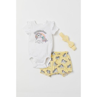 Set 3 chi tiết ponny HM H&M size 1-2, 2-4, 4-6m_hàng chính hãng Mỹ