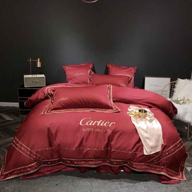Bộ chăn ga gối lụa thương hiệu 6 món cao cấp