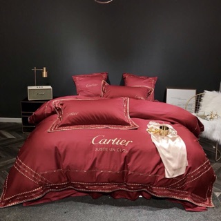 Bộ chăn ga gối lụa thương hiệu 6 món cao cấp