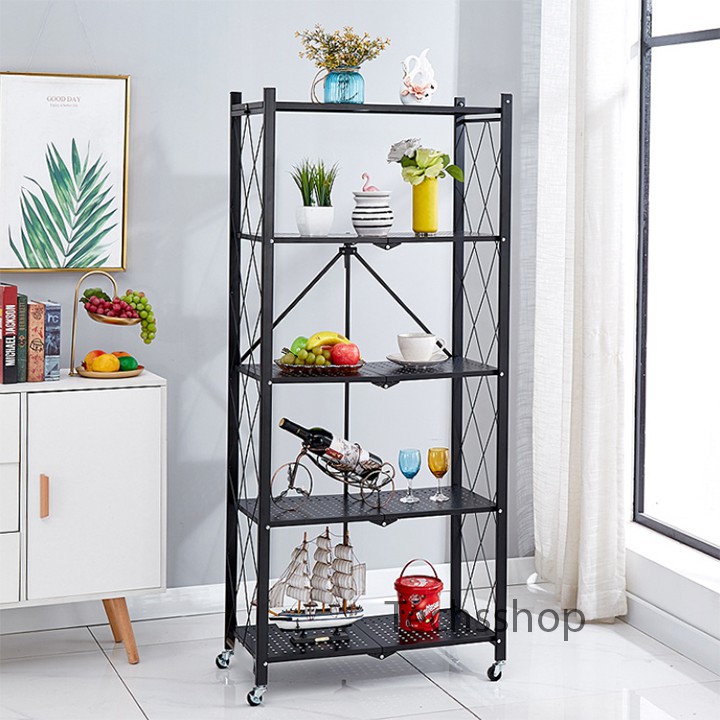 Kệ 5 Tầng Đa Năng Nhà Bếp Gấp Gọn