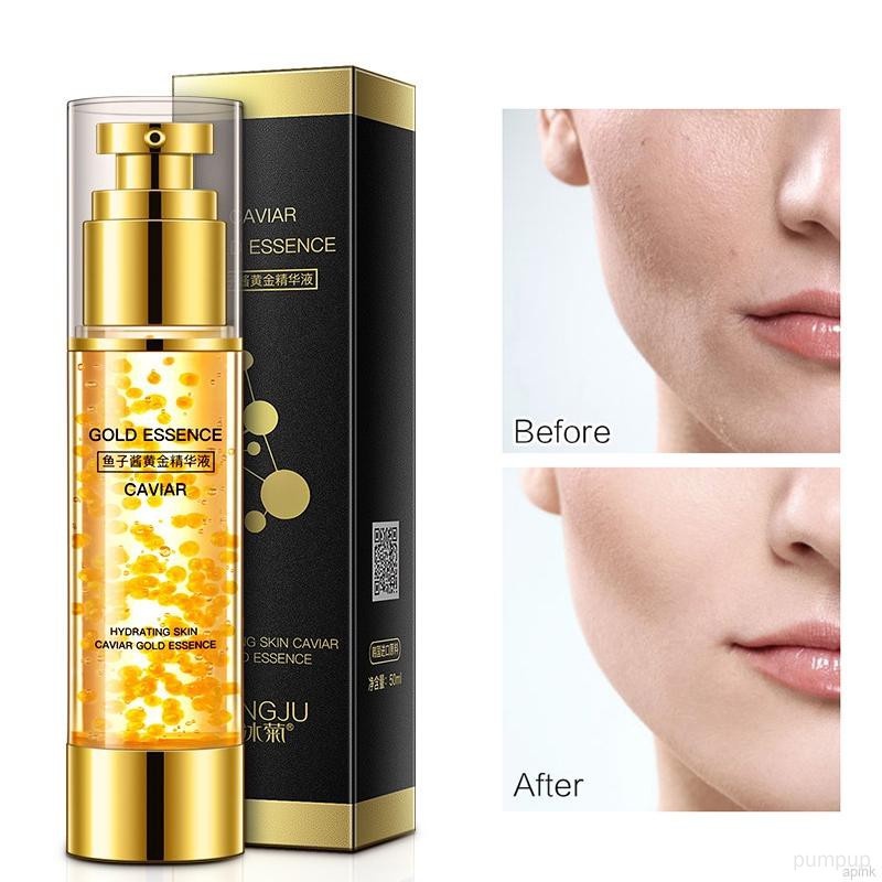 Tinh Chất Vàng Trứng Cá Muối 50ml Dưỡng Ẩm Làm Săn Chắc Da Chống Nếp Nhăn Lão Hóa
