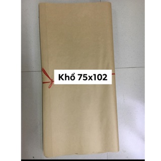 Combo 100 tờ giấy xi măng gói hàng chuẩn Kt 75x102