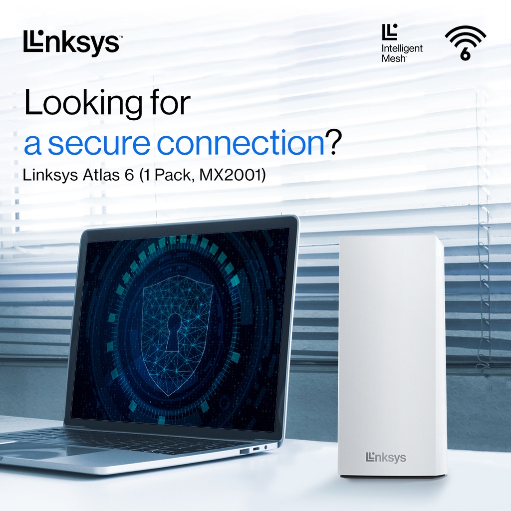 Bộ Phát WiFi LINKSYS Atlas 6 Dual-Band Mesh WiFi 6 System MX2001 / MX2002 / MX2003, chuẩn Wifi AX, tốc độ 3000Mbps