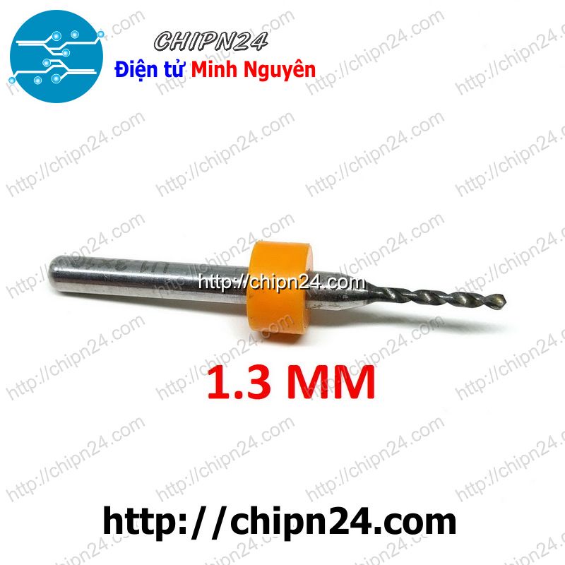 [2 CÂY] Mũi khoan mạch in CNC 1.3mm (Mạch điện tử, PCB)