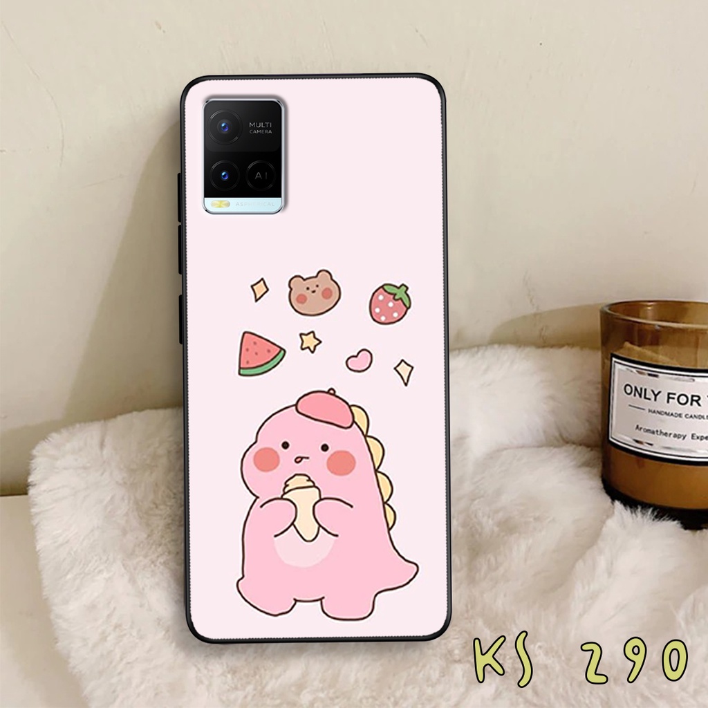 Ốp lưng Vivo Y21 - Vivo Y21s - Vivo Y33s - Ốp in hình khủng long,dinosaur dễ thương