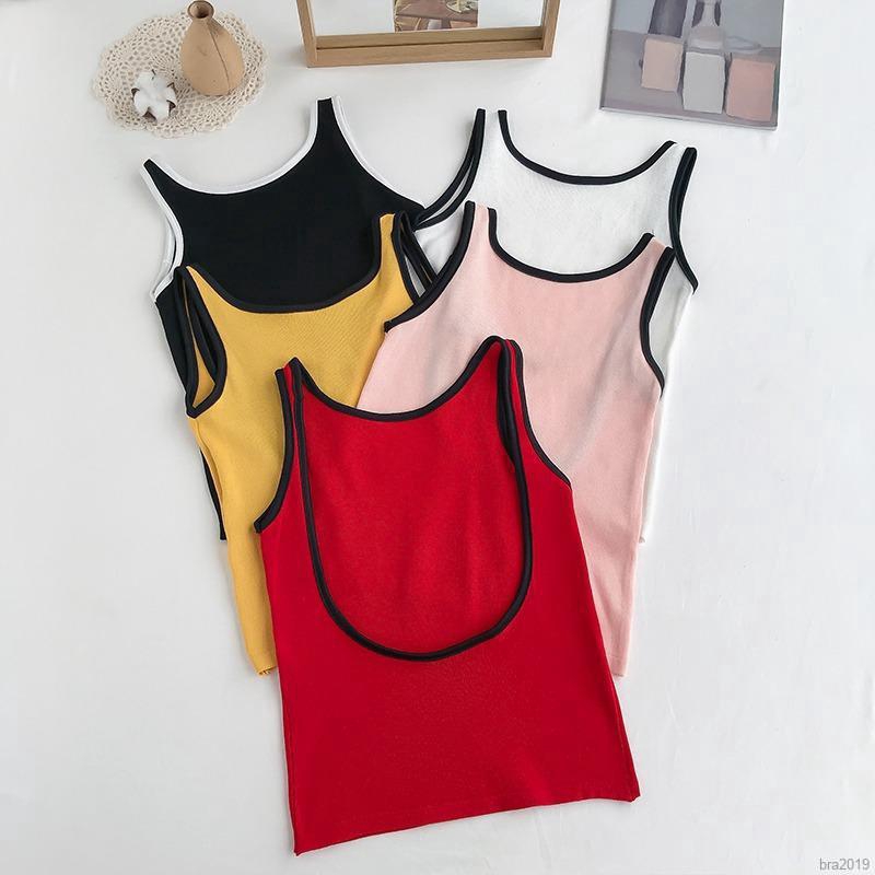 Áo Tank Top Không Tay Màu Trơn Gợi Cảm Thời Trang Cho Phụ Nữ | BigBuy360 - bigbuy360.vn