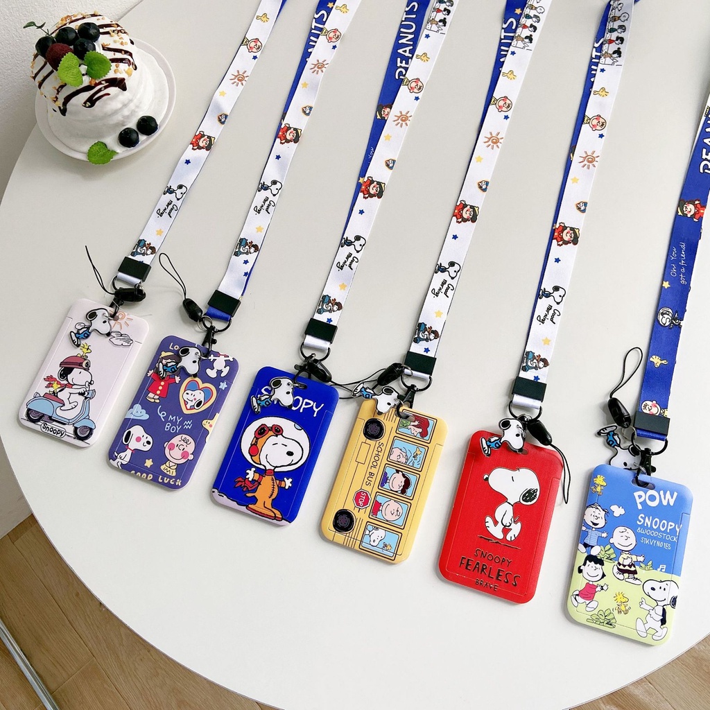BST Snoopy Tài đựng thẻ từ thang máy, thẻ học sinh, sinh viên