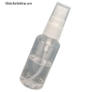 THI 30/50/100ml Clear Empty Spray Bottle Travel Transparent Plastic Perfume Atomizer VN