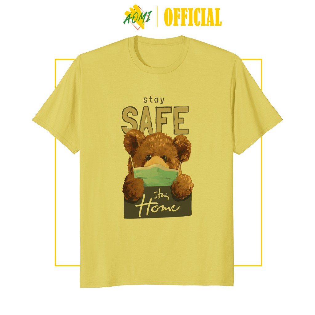 ÁO THUN GẤU TED moschino ADLV TOY LOVE HOT TREND 2021 AOMIVN CÓ SIZE TRẺ EM