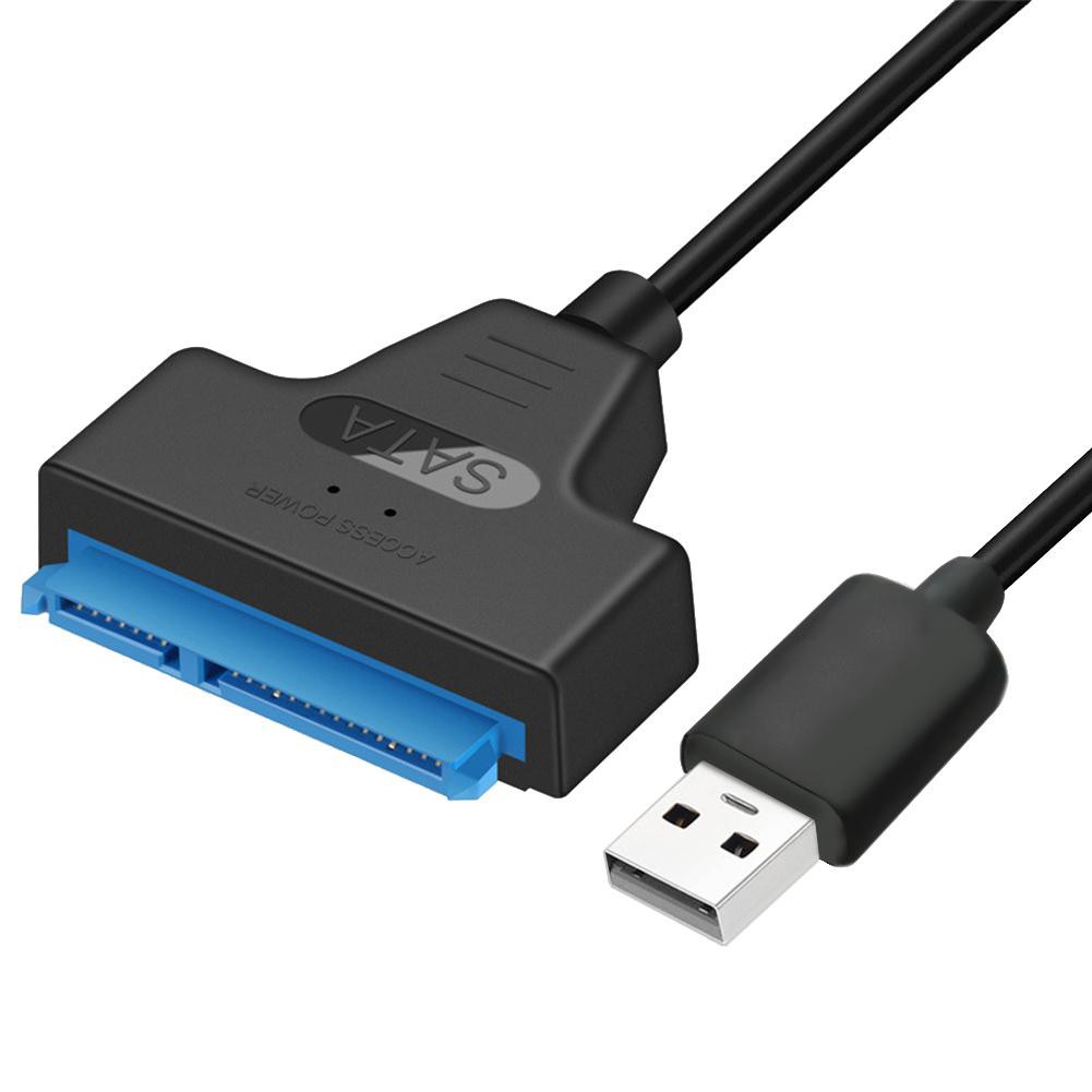 Dây cáp chuyển đổi đầu USB 2 sang SATA 22Pin dành cho ổ cứng HDD 2.5inch