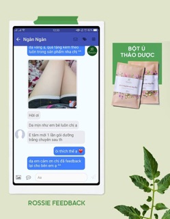 Bột U Thảo Dược Toàn thân Rossie