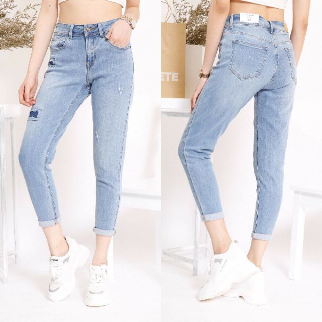 [Mã WA12200 giảm 25k đơn 200k] BÁN SỈ QUẦN BOY JEAN NỮ VÁ Ô. 4.5kg | BigBuy360 - bigbuy360.vn