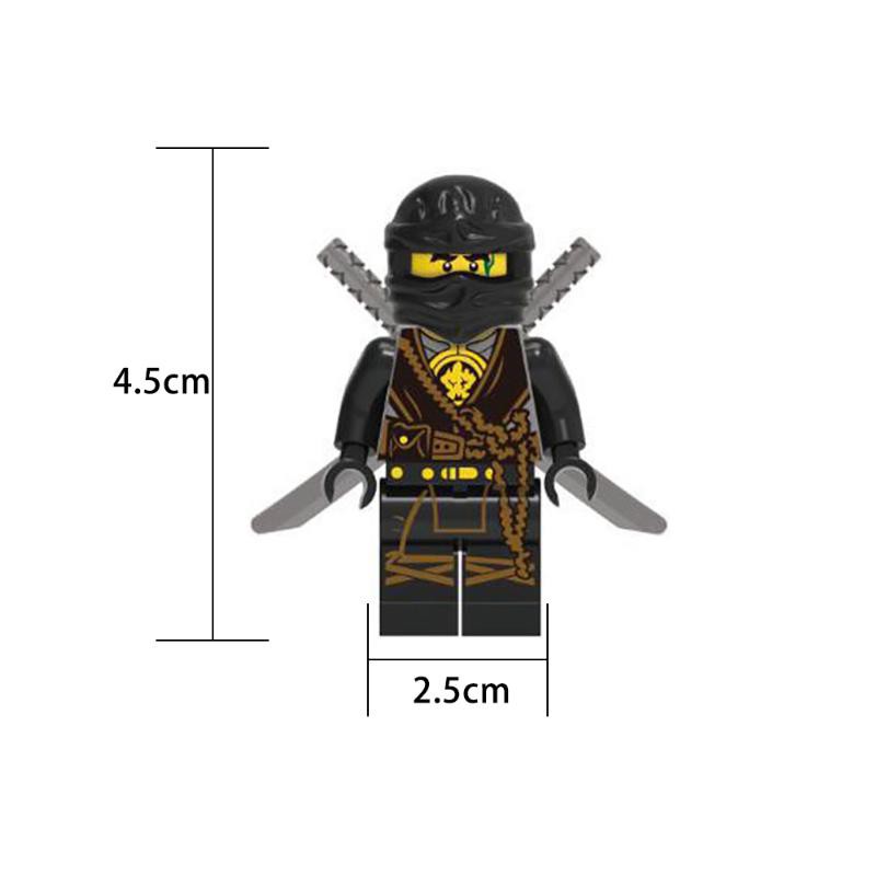 Bộ Đồ Chơi Lego Lắp Ráp Ninjago Gồm 8 Nhân Vật Jay Zane Kai Lloyd Cole Nya Harumi Garmadon Vui Nhộn Cho Bé