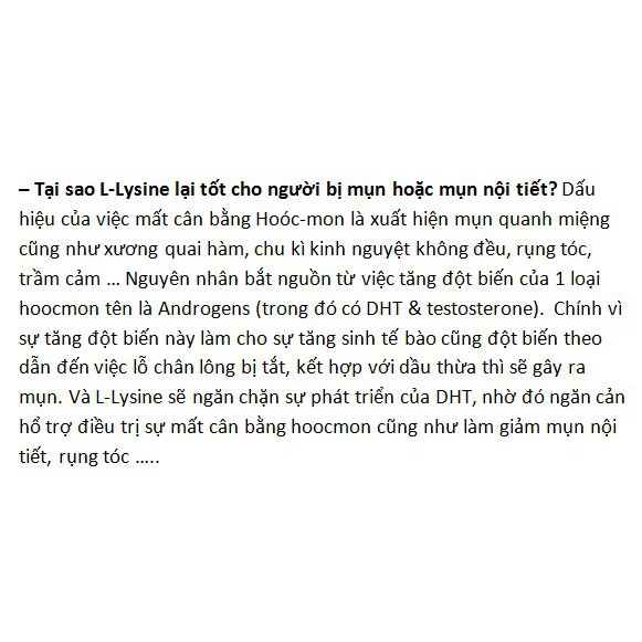 [USA] Sản phẩm Mỹ, L-l-ysine 1000mg 90V | BigBuy360 - bigbuy360.vn