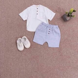 Bộ đũi lụa cho bé trai