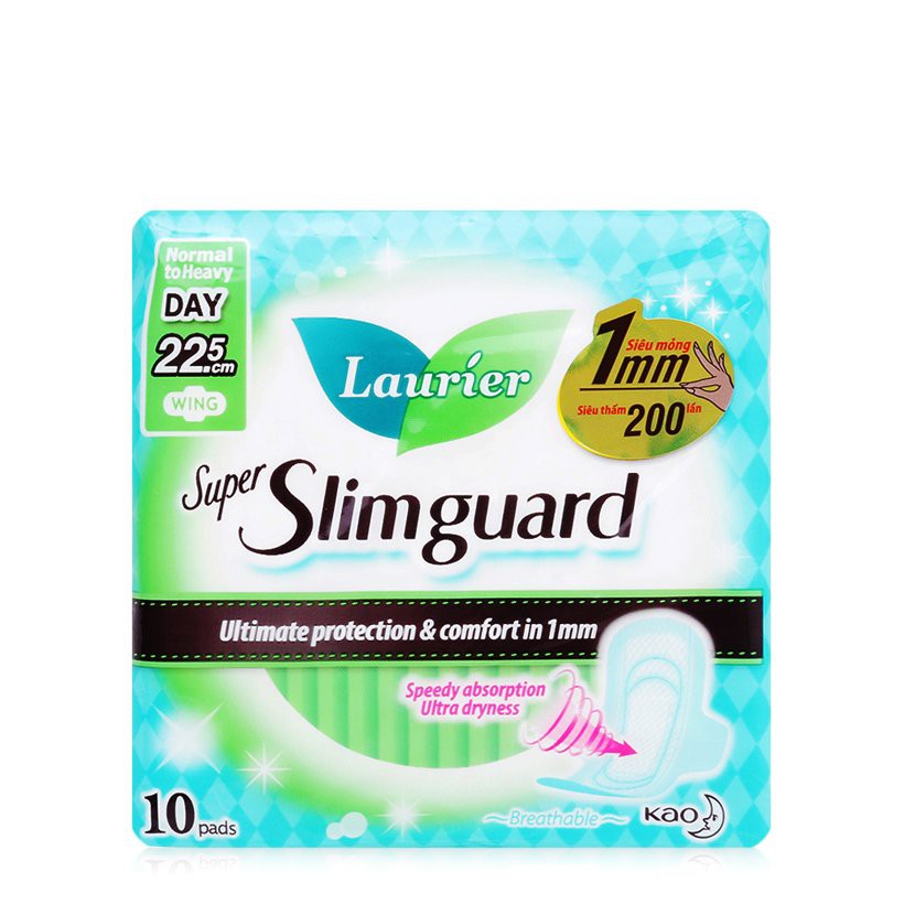 Băng vệ sinh Laurier Super Slimguard 10 miếng
