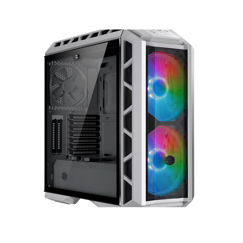 Vỏ Case Cooler Master MasterCase H500P TG Mesh White ARGB (Mid TowerMàu trắngLed ARGBMặt lưới)