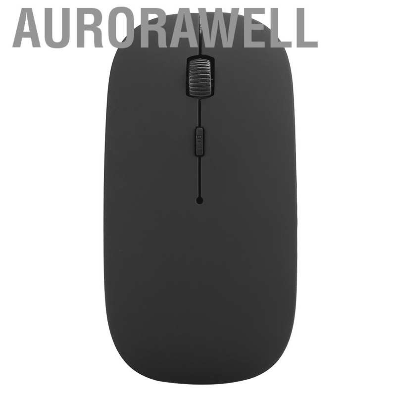 Aurorawell Wireless Keyboard Mouse Set Combo Black USB Receiver for Laptop Desktop Computer