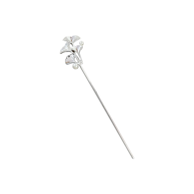 Kẹp Tóc Kim Loại Mạ Vàng / Bạc Phong Cách Trung Hoa