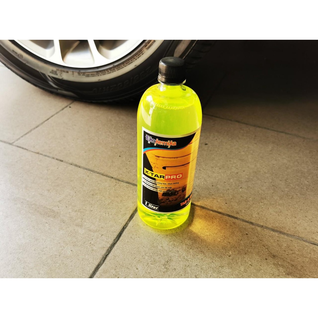 Chai Xịt Tẩy Băng Keo ,Tảy Nhựa Đường EKOKEMIKA XTAR PRO 1L Tặng Khăn