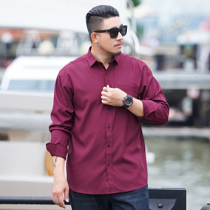 Áo Sơ Mi Công Sở Nam Plus Size