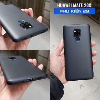 [Huawei Mate 20X] Ốp lưng silicon dẻo đen cao cấp Henyou