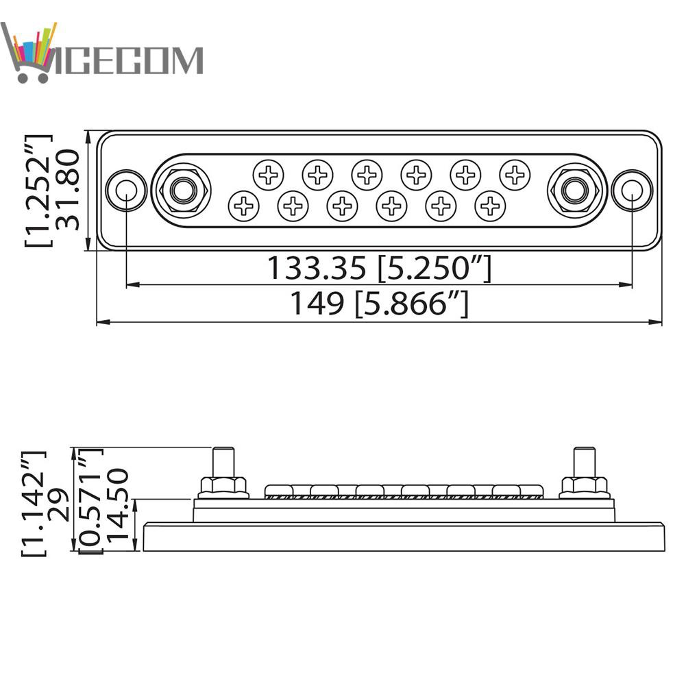 Thanh Phụ Kiện Cho Tàu Xe 48v 100 150 Amp