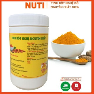 Tinh bột nghệ đỏ nguyên chất Tam Đảo 500g làm đẹp hiệu quả, hàng loại 1, bảo đảm VSATTP