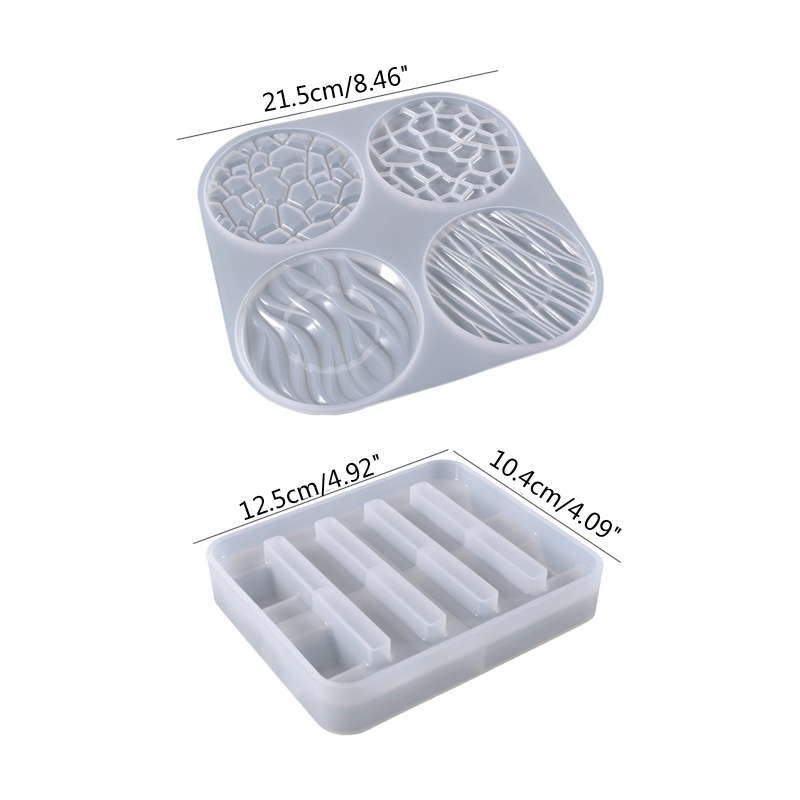 Khuôn Silicone Hình Tròn Dùng Làm Resin Resin Diy