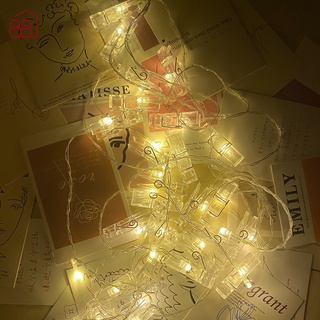 Dây Đèn LED Kẹp Ảnh Trang Trí Phòng, Lưu Giữ Kỷ Niệm Đẹp Lung Linh