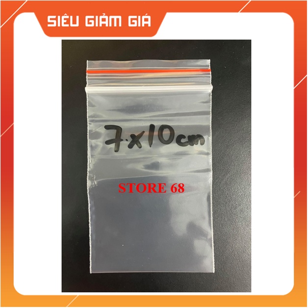 100g Túi zip nilong đựng thực phẩm tủ lạnh, gia vị bếp, thuốc tây, quận áo loại dày tốt - Ấn vào chọn Size