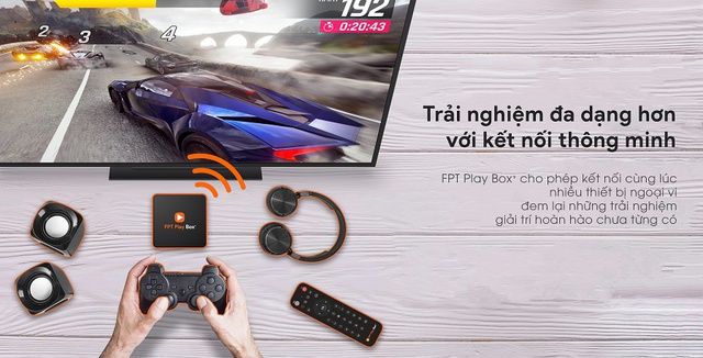 FPT Play Box+ 4K  Phiên Bản Android TV - Hàng chính hãng