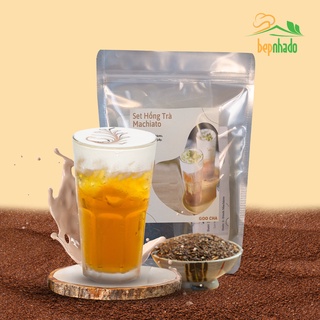 Set trà sữa machiato trà sữa bá tước 25-30 ly bếp nhà đô set nguyên liệu nấu trà sữa