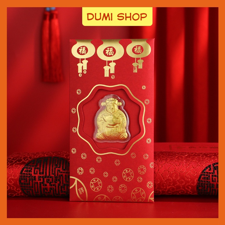 Bao Lì Xì Thần Tài May Mắn Rước Tài Lộc - Dumi Shop
