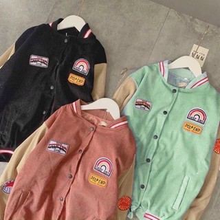 Áo khoác bomber chất kaki nhung