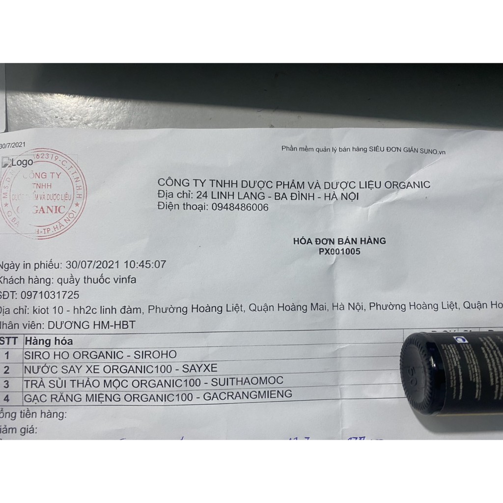 Tưa lưỡi, rơ lưỡi, GẠC RĂNG MIỆNG Organic 100 hộp 30 gói - làm sạch, bảo vệ răng miệng cho bé