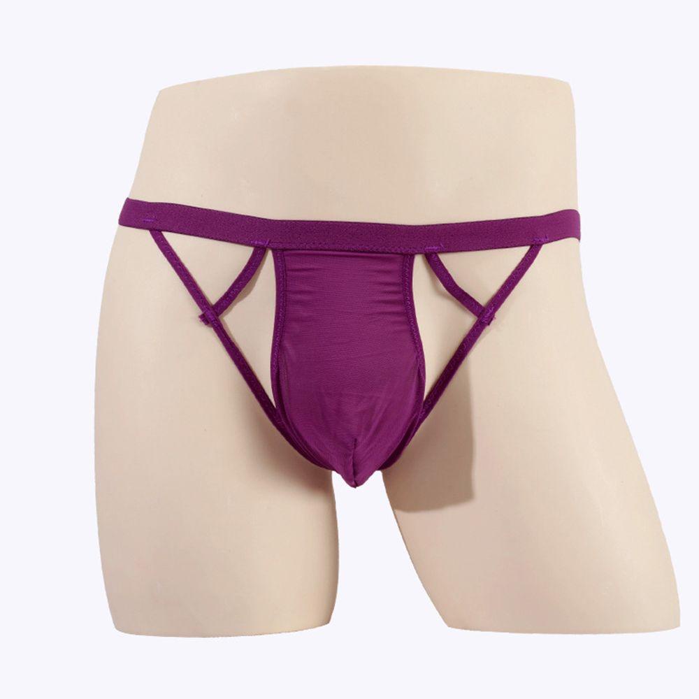 Quần Lót Lọt Khe Chữ T Phối Lưới Thoáng Khí Cho Nam