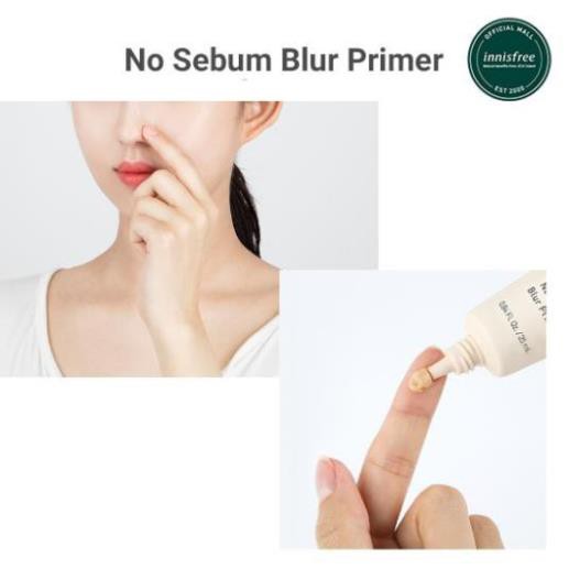 ( Mua và nhận quà ) Kem lót ❤️kiềm dầu ❤️ làm mịn lỗ chân lông ❤️ innisfree ❤️No Sebum Blur Primer 25ml