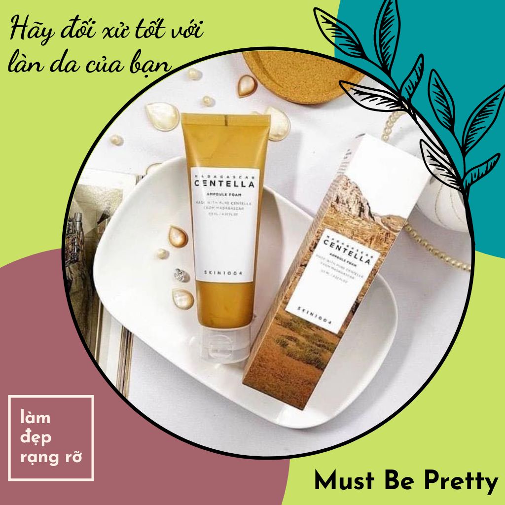 Sữa Rửa Mặt Chiết Xuất Rau Má Skin1004 Madagascar Centella Ampoule Foam 125ml Nhập Khẩu Chính Hãng - Mỹ Phẩm