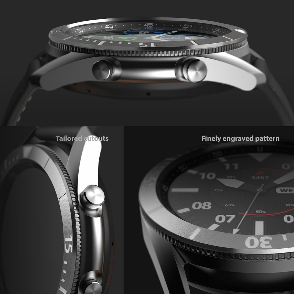 Viền Bezel cho Samsung Galaxy Watch 3 (45mm / 41mm ) - Hãng RINGKE
