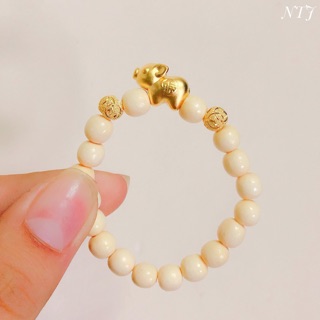 vòng dâu tằm cho bé .mix heo bạc si vàng ( sll ib )