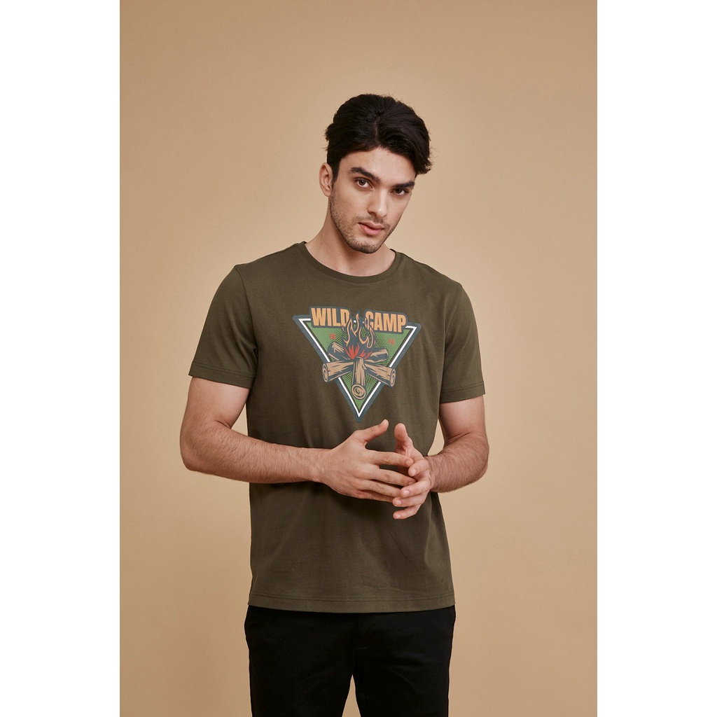 Áo thun cổ tròn tay ngắn in hình , chuẩn form, sang trọng,thanh lịch John Henry - Special Offer - TS21SS10T-RG