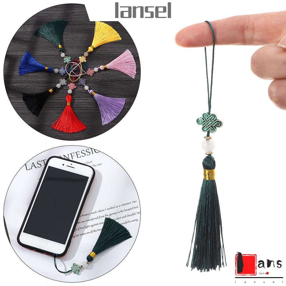 Dây tua rua treo trang trí điện thoại phong cách trung hoa dài 14cm