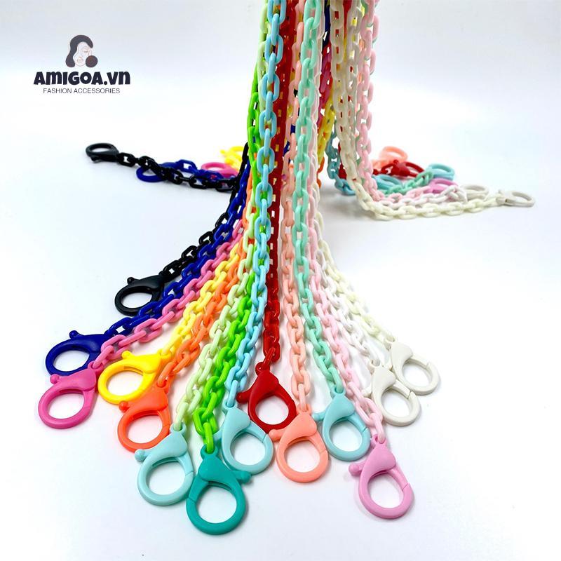 Dây Đeo Mắt Kính Bằng acrylic Màu Kẹo Dễ Thương Cho Bé